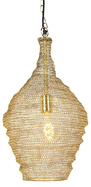 Oosterse hanglamp goud 30 cm - Nidum