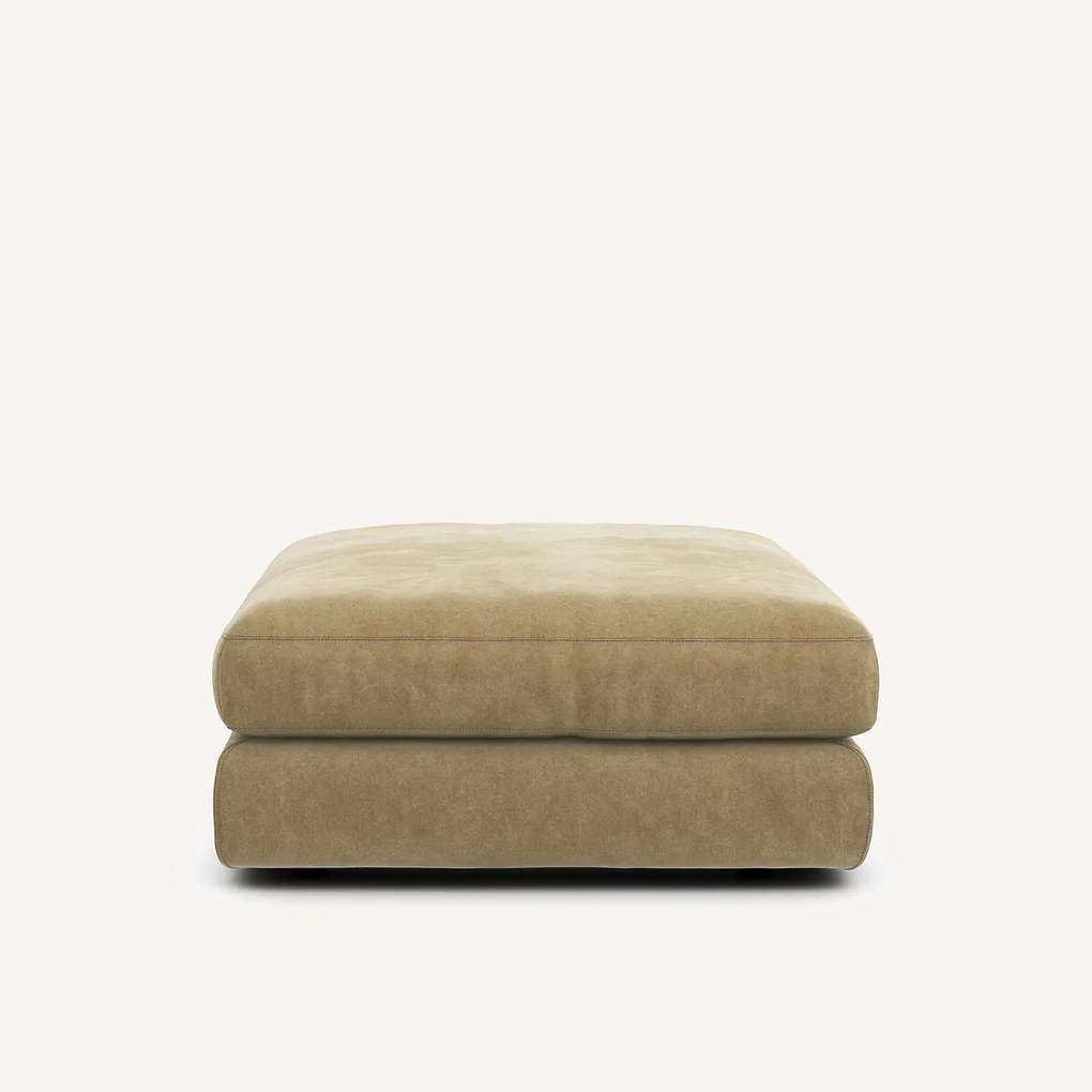 Voetensteun in stonewashed velours, SKANDER