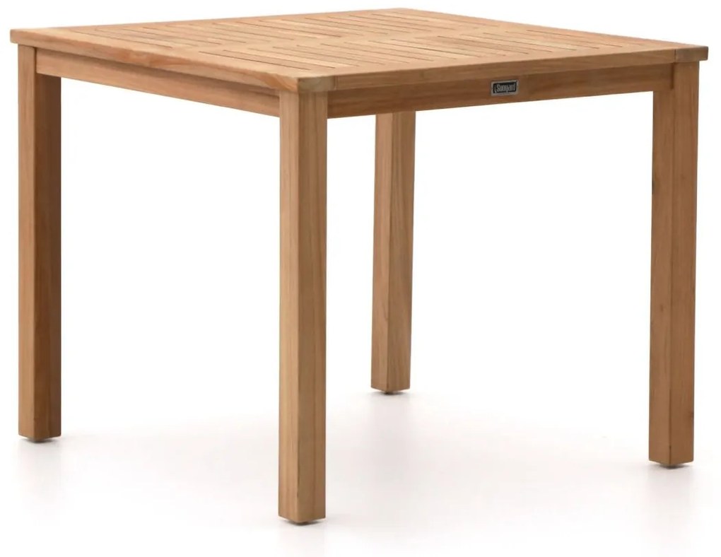 Tuin eettafel Sunyard | Vierkant  | Tuintafel Teakhout | 90x90cm | 4 personen | Kees Smit Tuinmeubelen