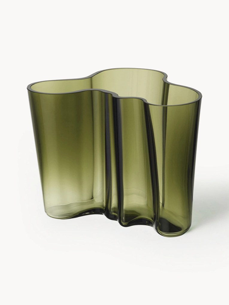 Mondgeblazen vaas Alvar Aalto, H 16 cm