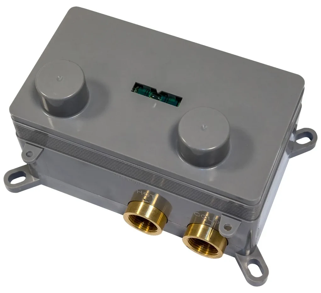 Brauer Brushed Edition thermostatische inbouw regendouche met staafhanddouche, rechte muurarm en hoofddouche 30cm set 50 RVS geborsteld PVD