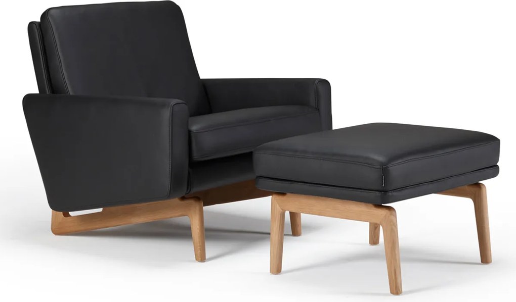 Scandinavische Hocker Met Eiken