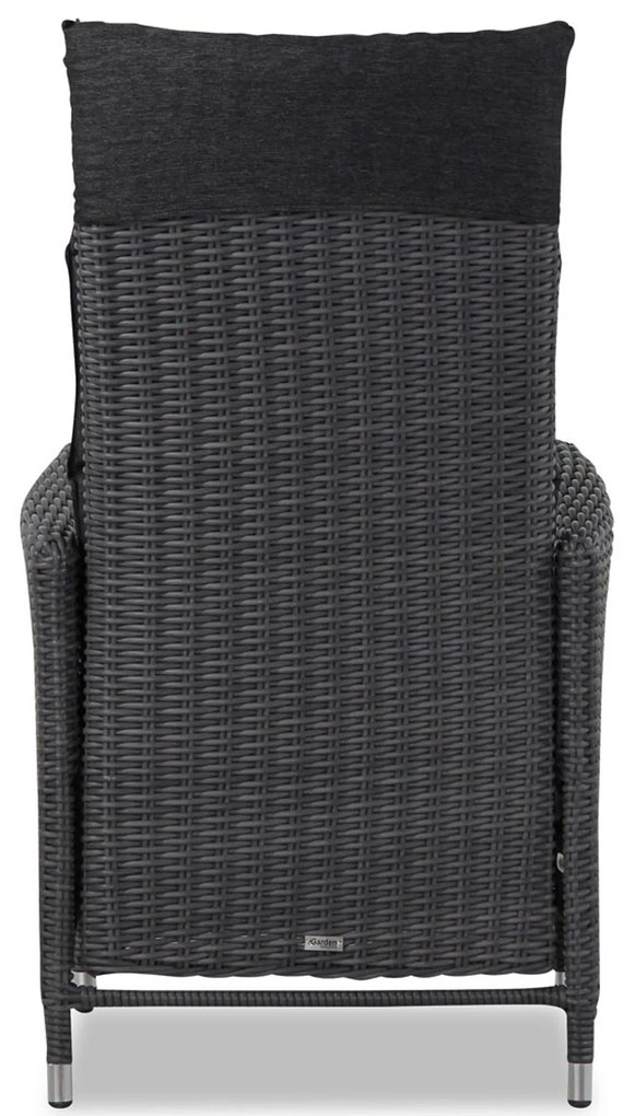 Tuinset 6 personen 260 cm Wicker Grijs Garden Collections Madera/Trente