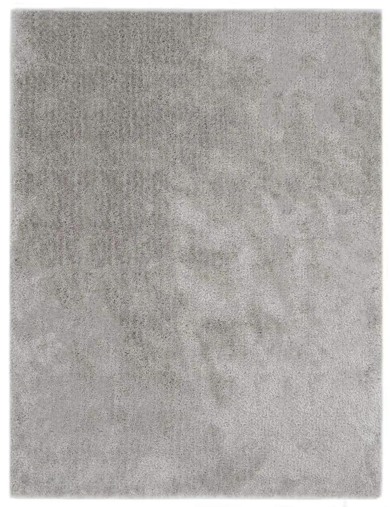 Medina Vloerkleed shaggy hoogpolig 160x230 cm grijs