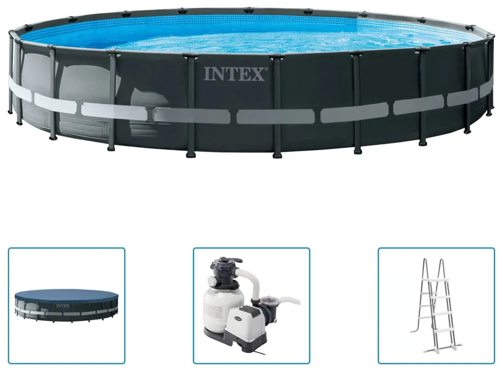 INTEX Zwembadset Ultra XTR Frame rond 610x122 cm