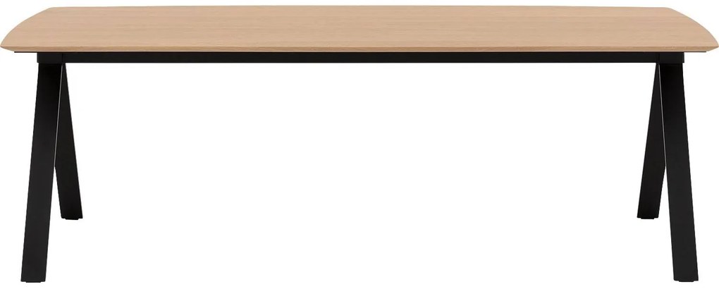 Goossens Excellent Eettafel Uniek, Semi rechthoekig 240 x 100 cm