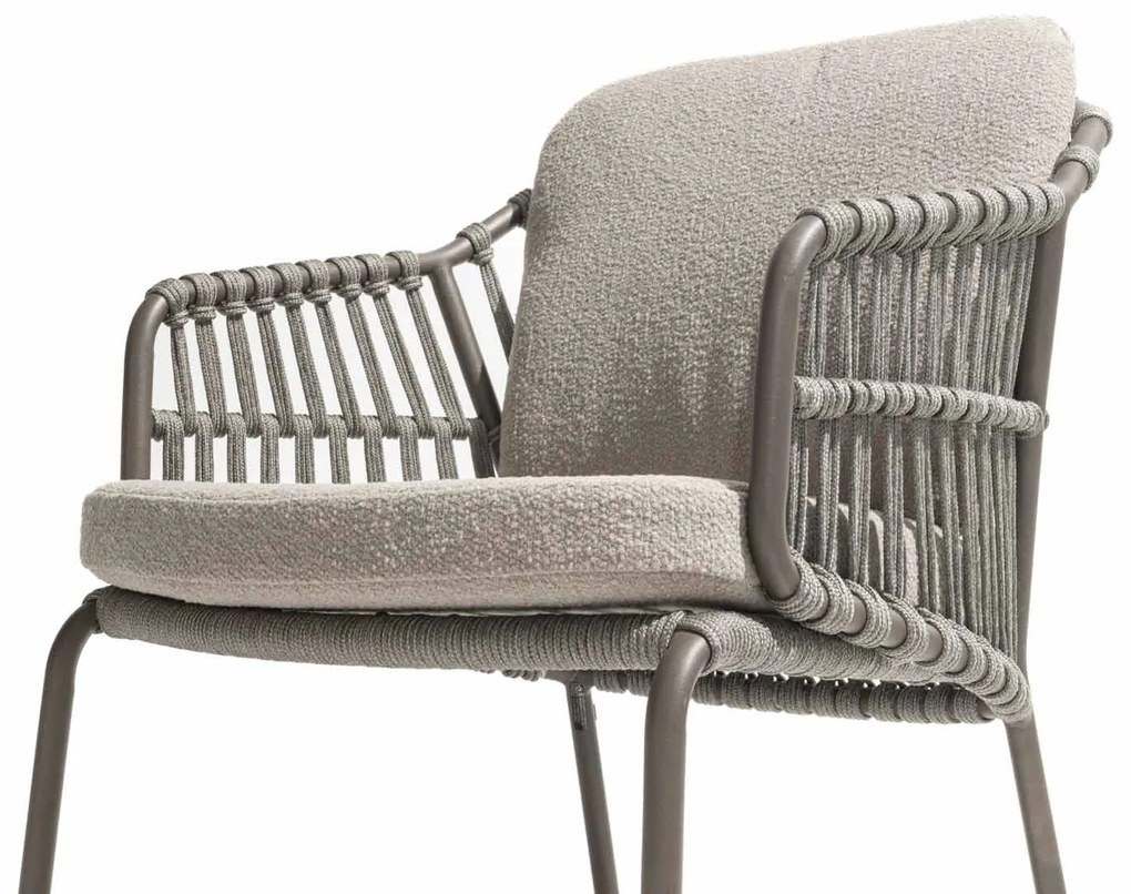 4 Seasons Outdoor Capalbio tuinset terre met Arizona tafel met keramisch blad 240 cm Tuinset   bruin weerbestendig