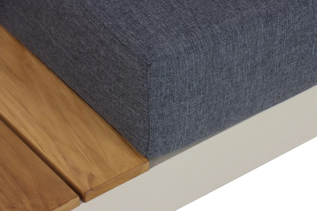 Loungeset 5 personen Aluminium/Teak Taupe Lifestyle Garden Furniture Vittoria