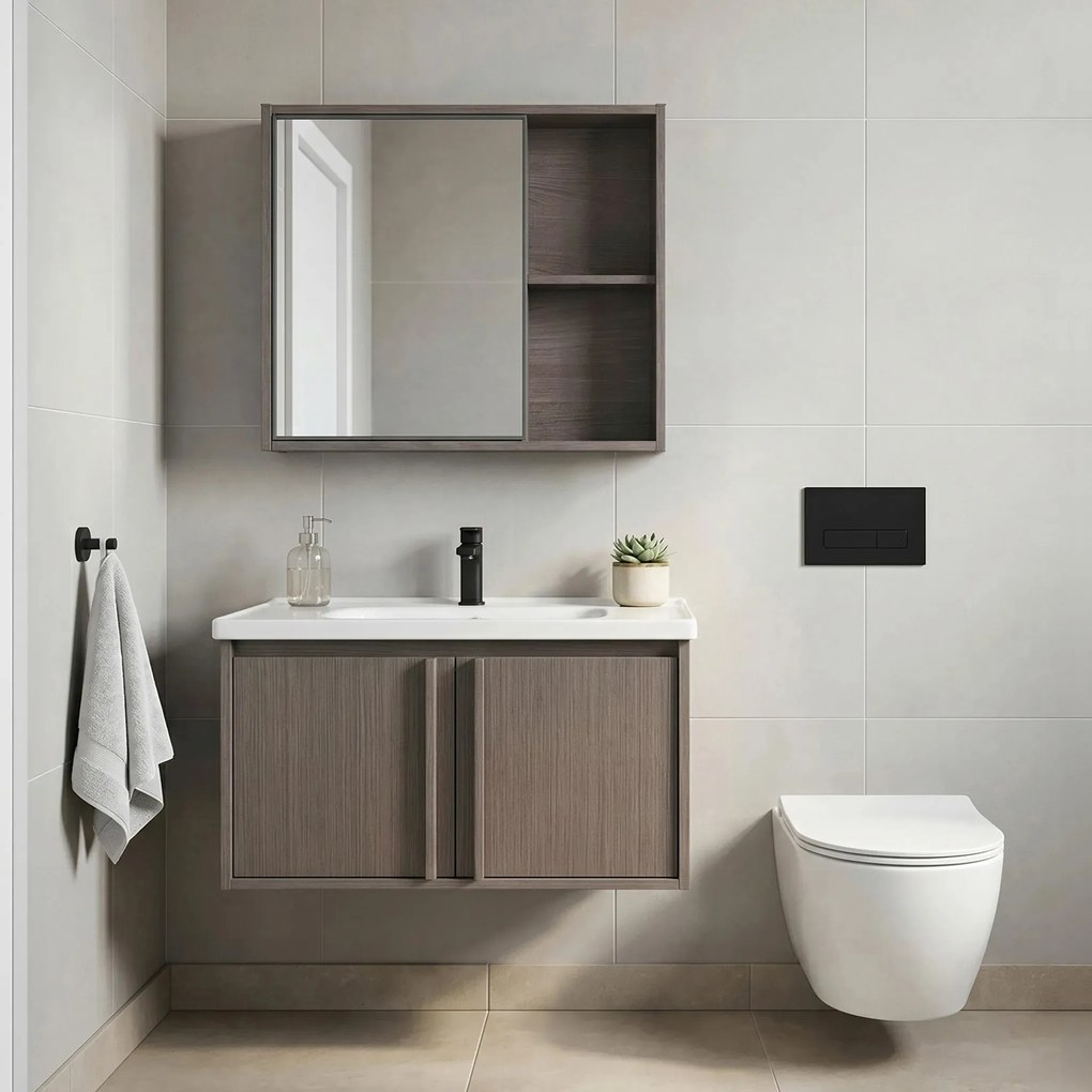 Badkamermeubelset met wastafel Gama T25023 KJM 70CM