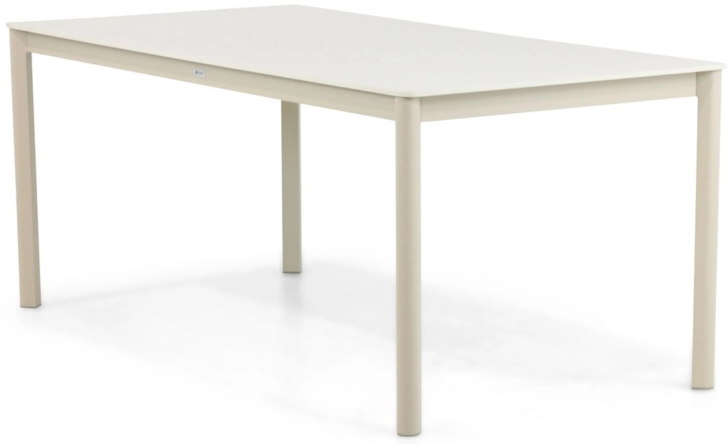 Dining Tuintafel rechthoekig 180 x 90 cm Aluminium/keramiek Taupe Como