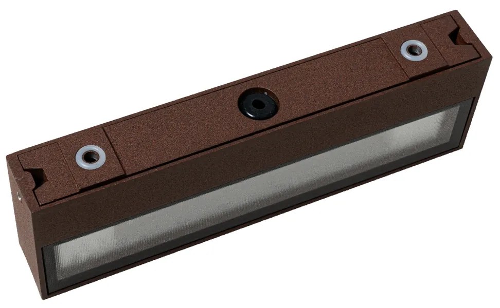 Moderne wandlamp roestbruin incl. LED IP65 - Hannah