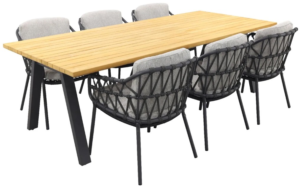 4 Seasons Calpi/Taste Ambassador 240x100 cm. tuinset - 7-delig OP=OP