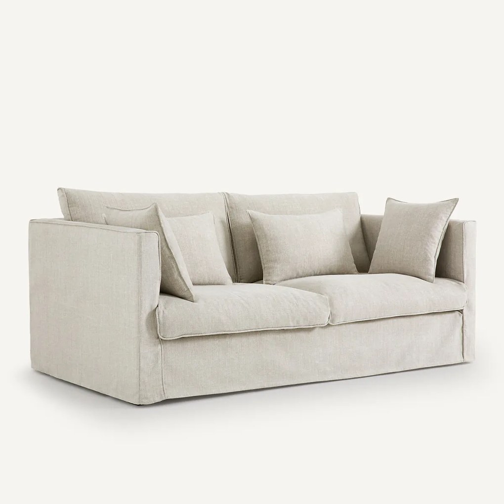 3- of 4-zitsbank, van katoen/linnen, CAMILLE