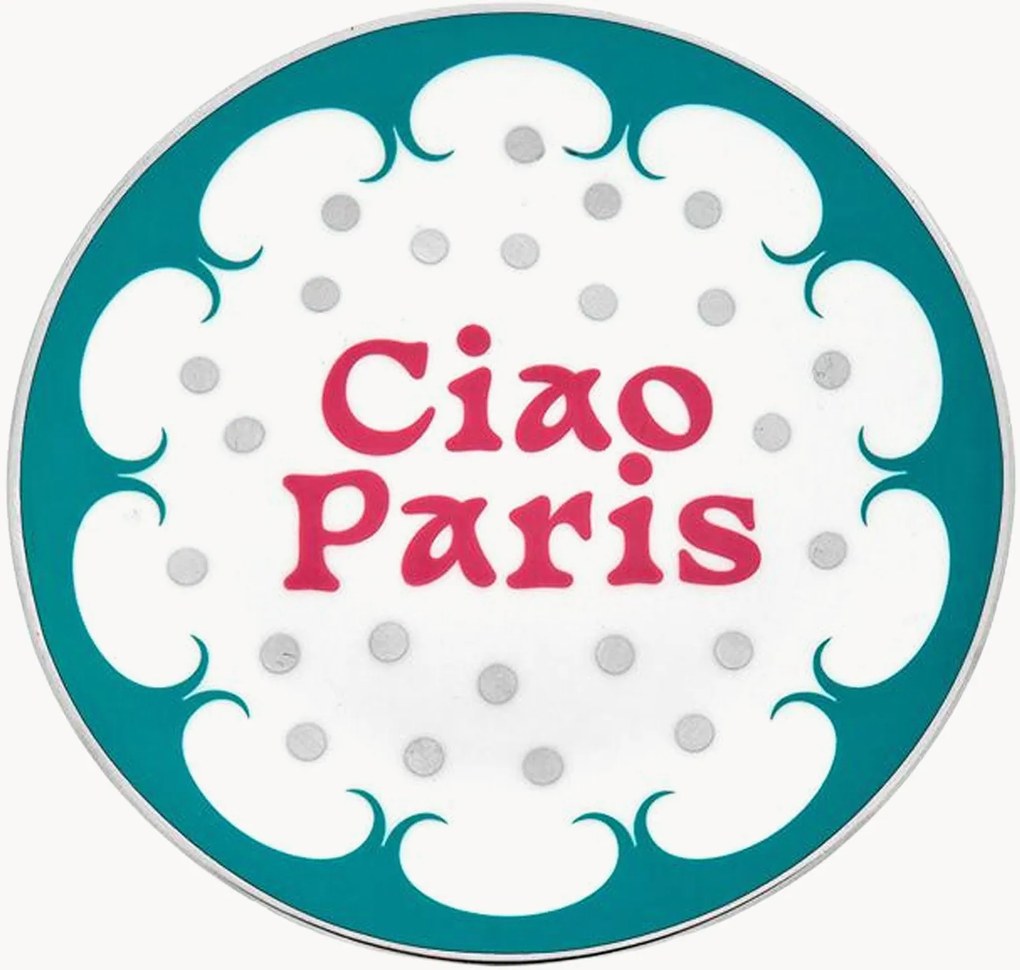Porseleinen dessertbord Paris