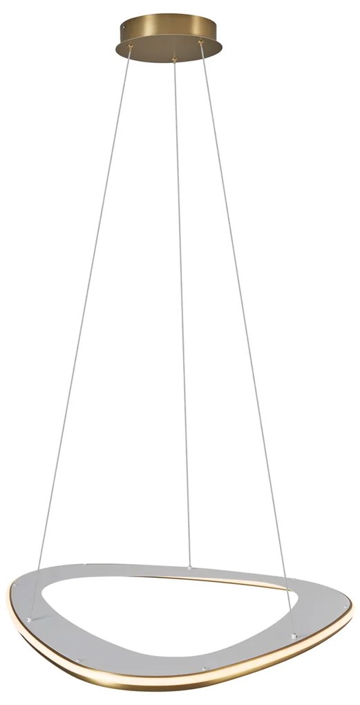 Design hanglamp goud 3-staps dimbaar - Organico