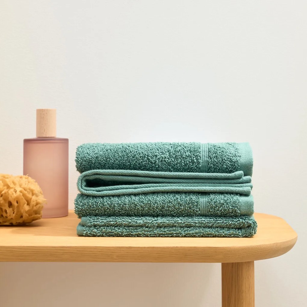 Set van 4 gastendoekjes in badstof 600 g/m², Zavara