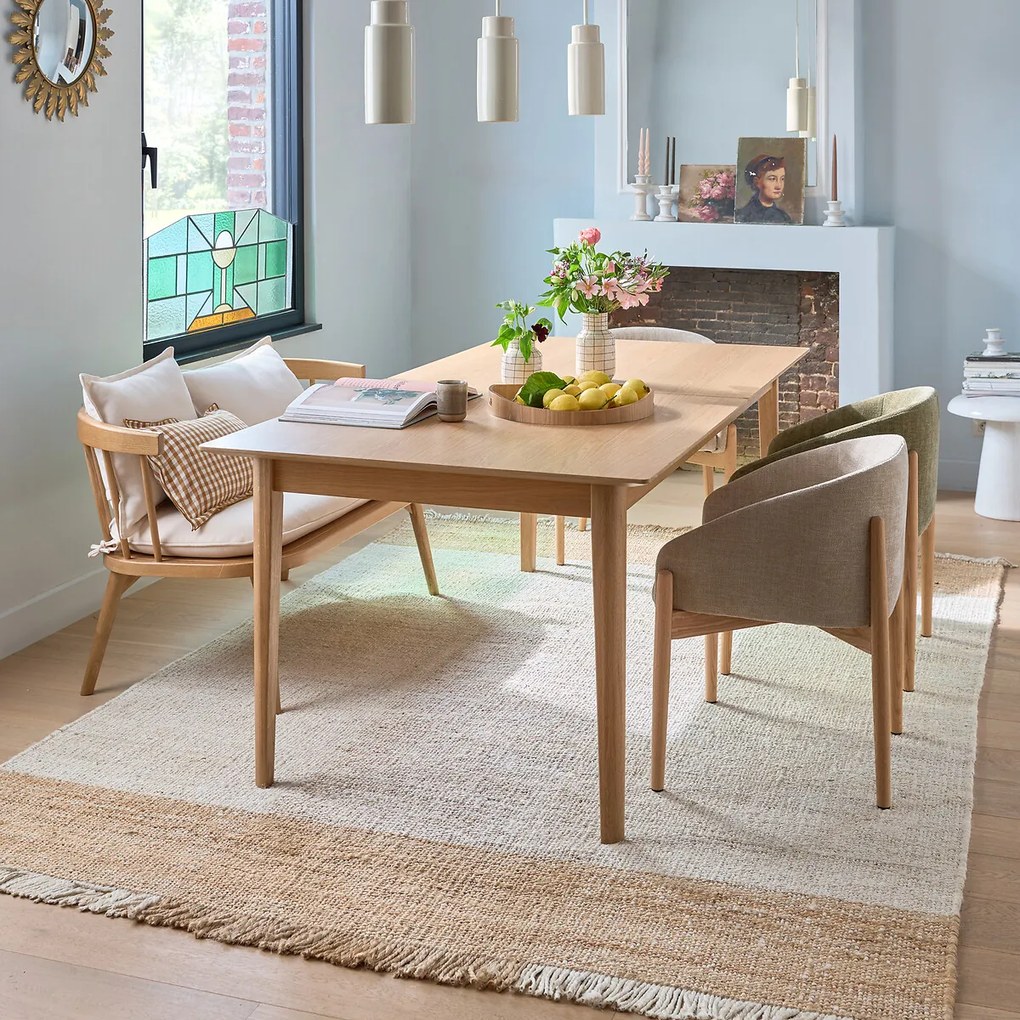 Vloerkleed 100% jute, Tevia