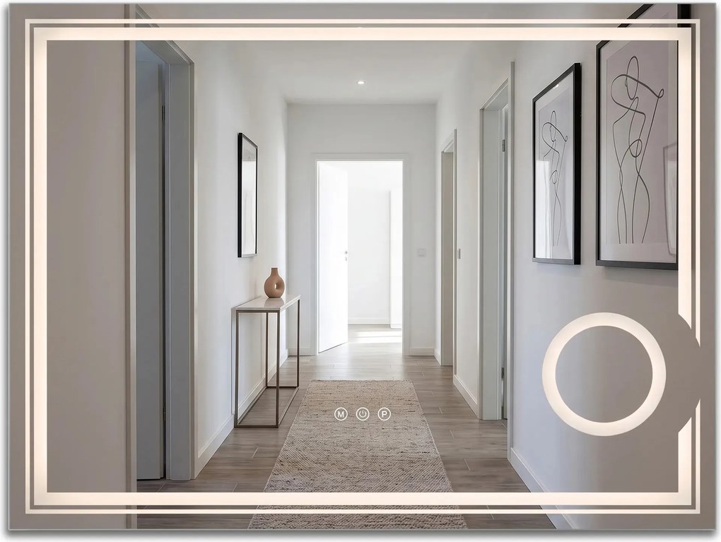 LED Spiegel 80x60cm HAVEN