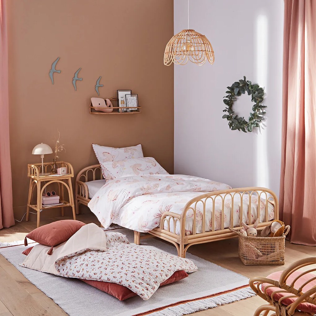 Kinderbed, in rotan, Albin