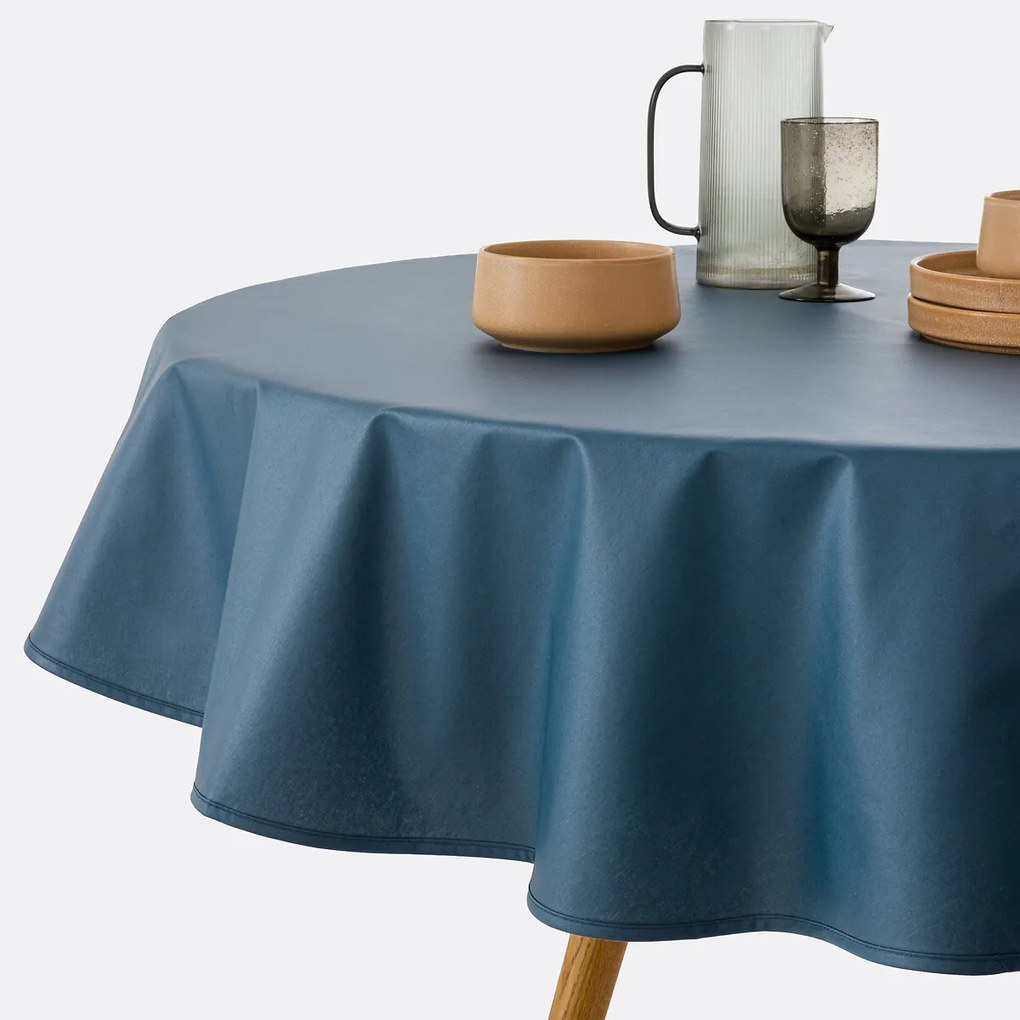 Rond tafelkleed in soepel gecoat katoen, Scénario