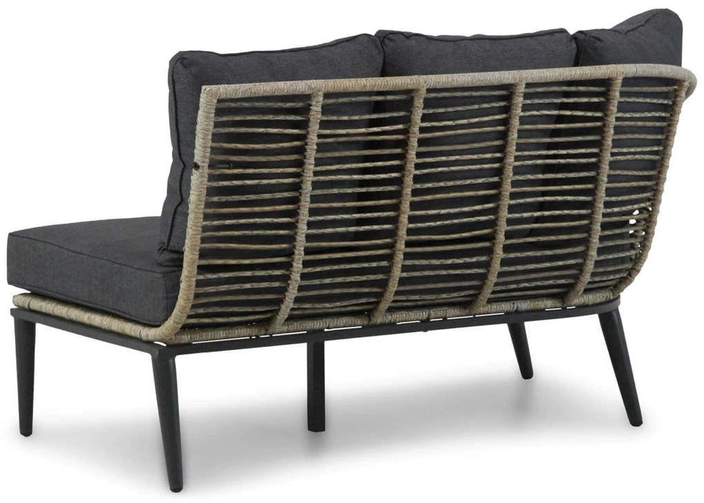 Hoek loungeset 4 personen Wicker Taupe Coco Coco Leonardo