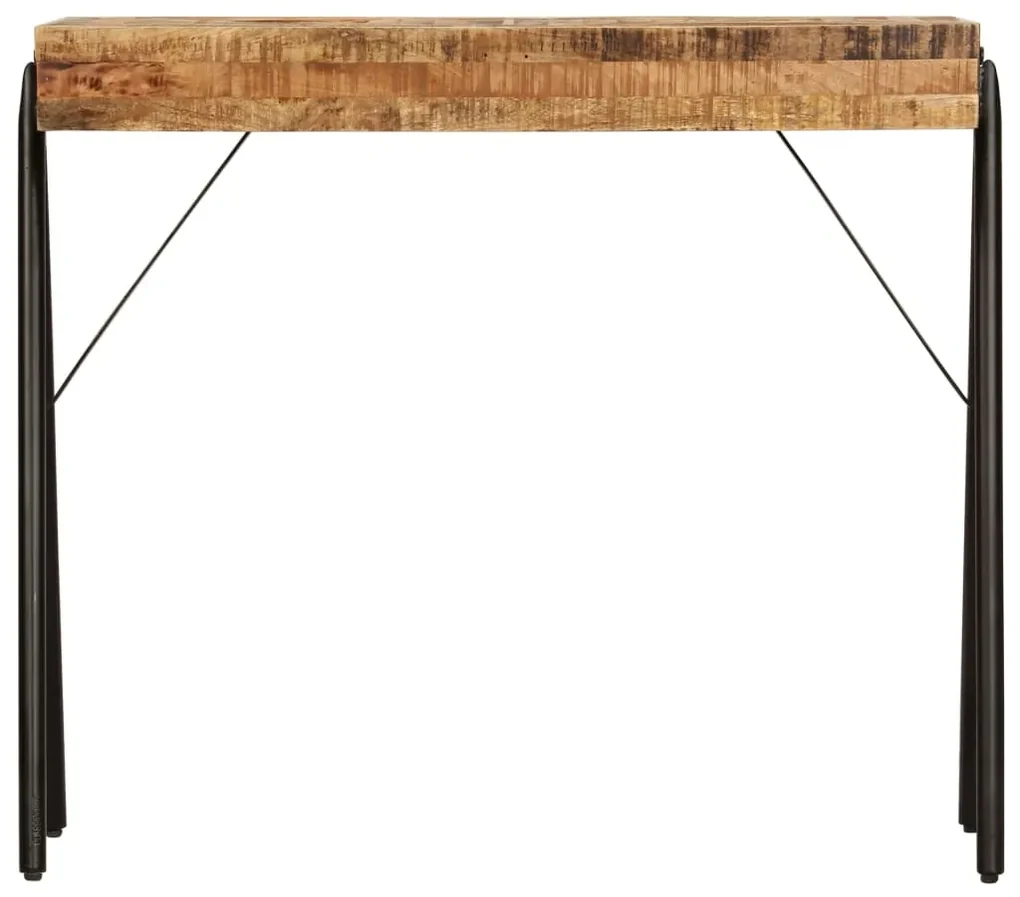 vidaXL Wandtafel 80x40x75 cm massief mangohout