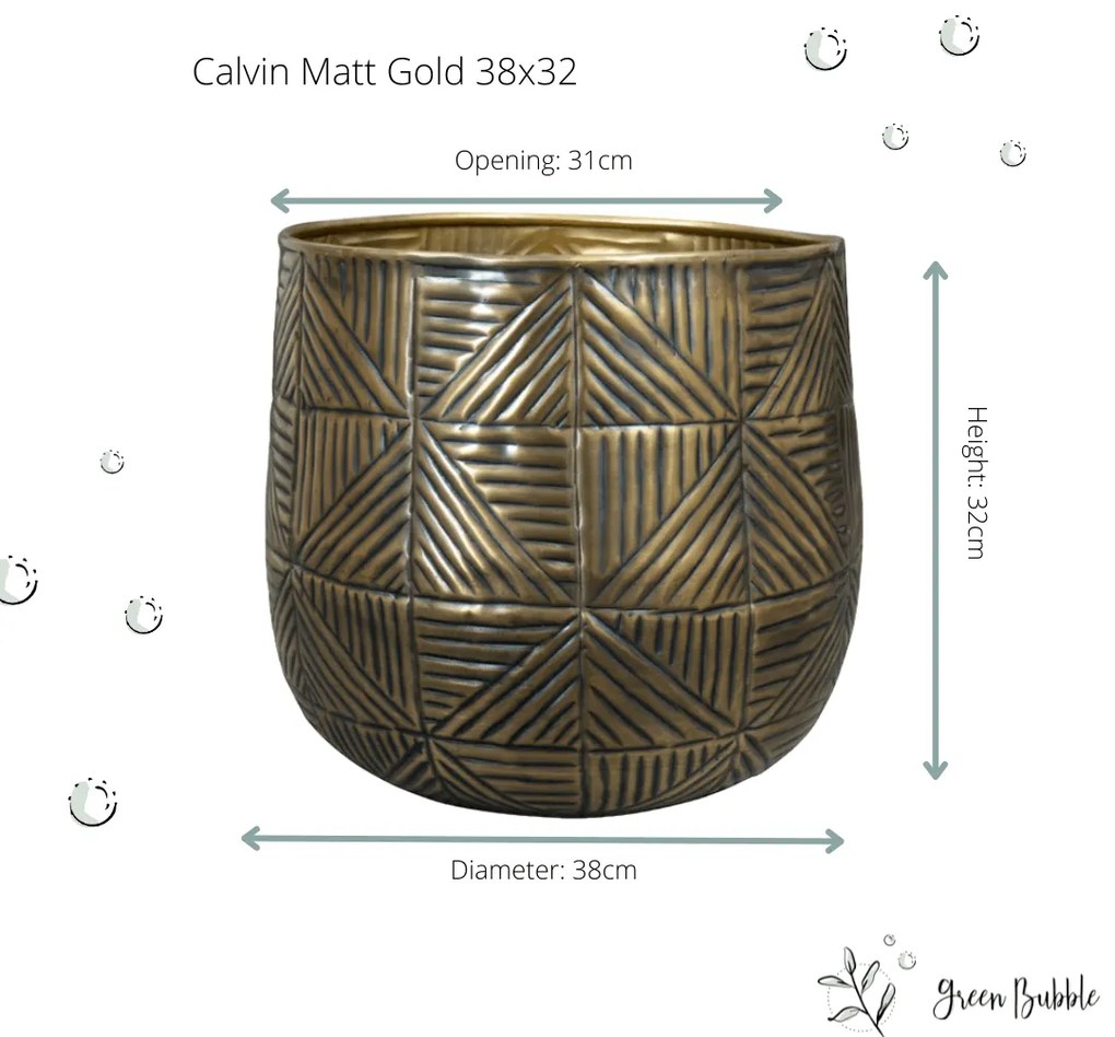 Pot Calvin matt gold