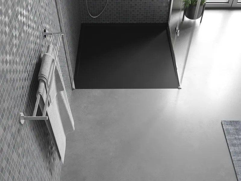 Mexen Amon vierkante douchebak SMC 100 x 100 cm, zwart - 4F701010
