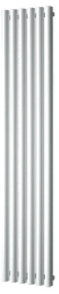 Designradiator Plieger Trento 814 Watt Middenaansluiting 180x35 cm Wit Structuur