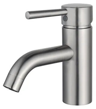Fortifura Calvi Wastafelkraan - 14.8cm - opbouw - Geborsteld RVS PVD (RVS) SW377856