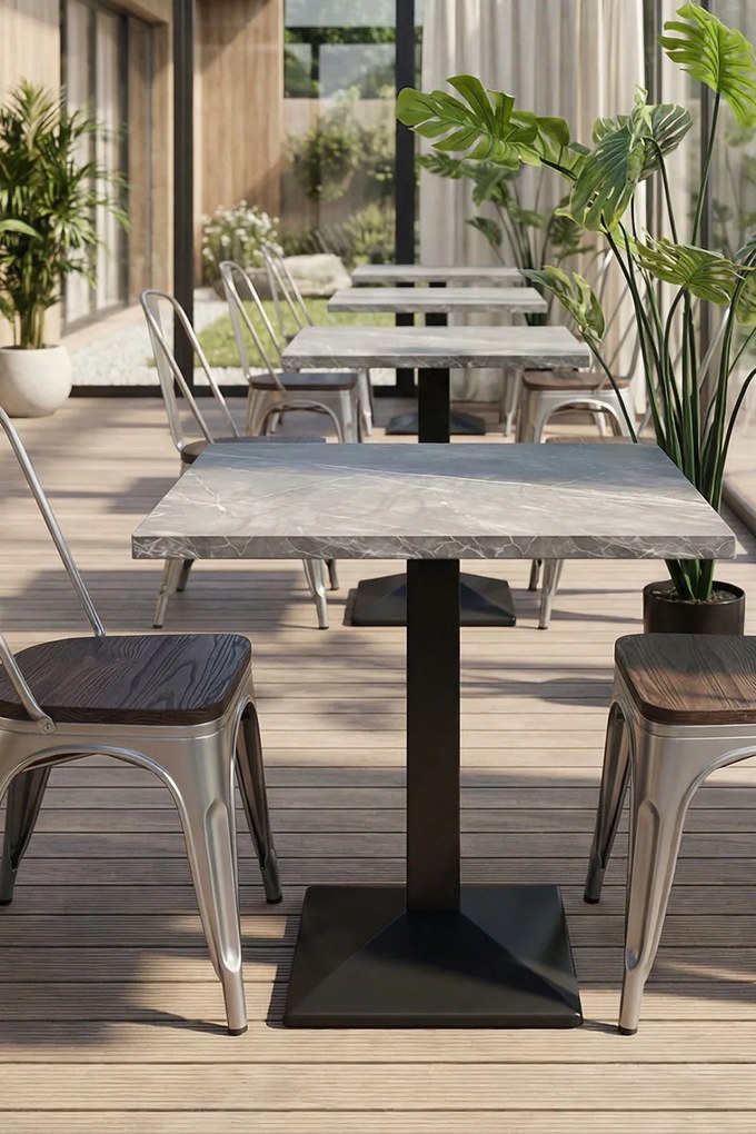 Kuat Zwart 70 cm tafel