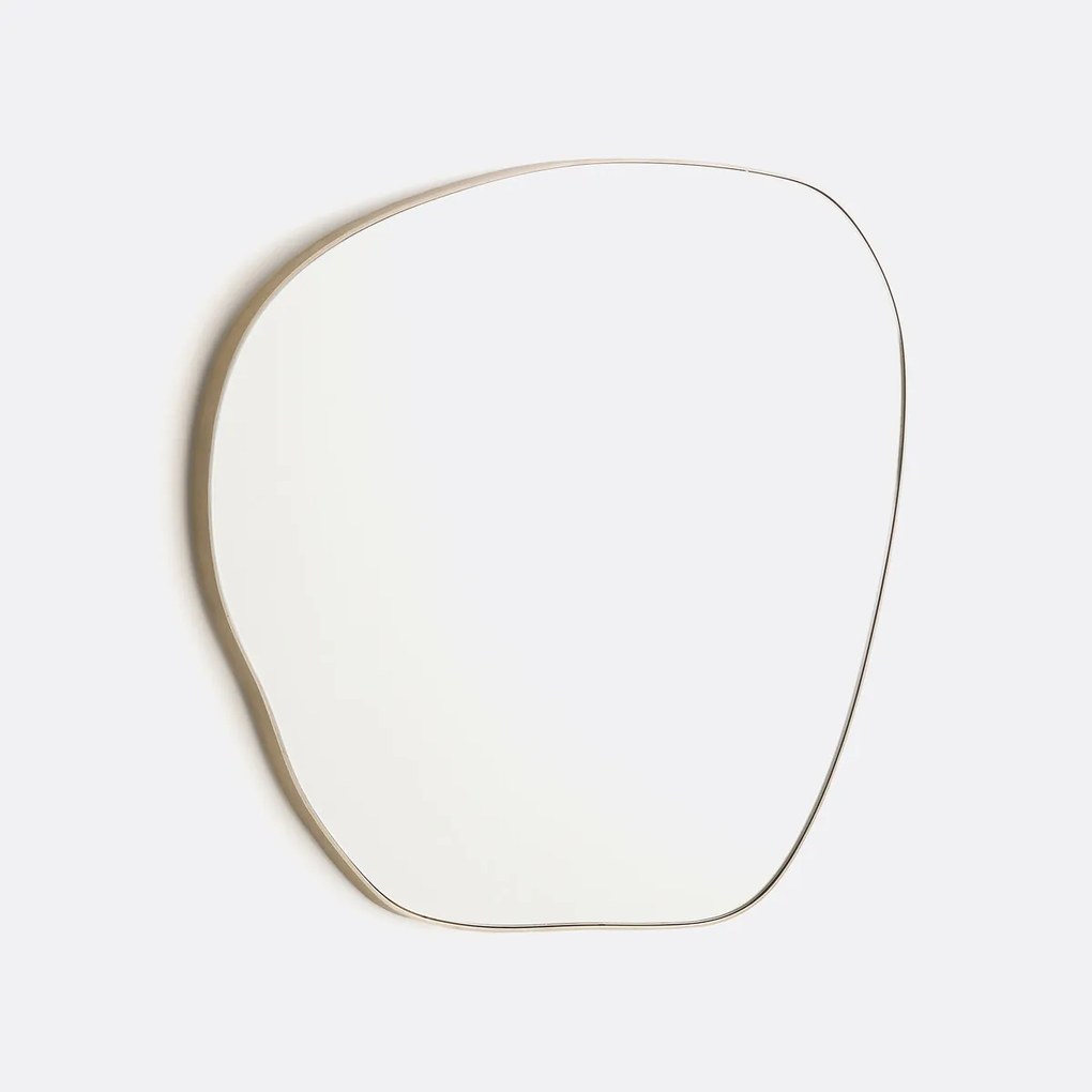 Organische vorm spiegel, lengte 63,5 cm, hoogte 53,3 cm, ORNICA