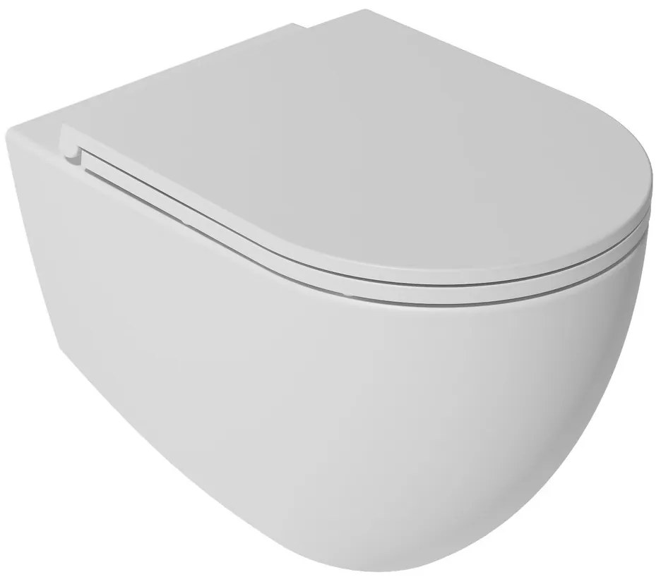 Sapho Infinity toiletpot randloos met softclose zitting wit mat