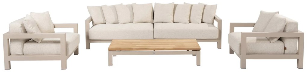 4 Seasons Outdoor Raffinato 4-zits loungebank latte SALE  Loungebank    beige weerbestendig