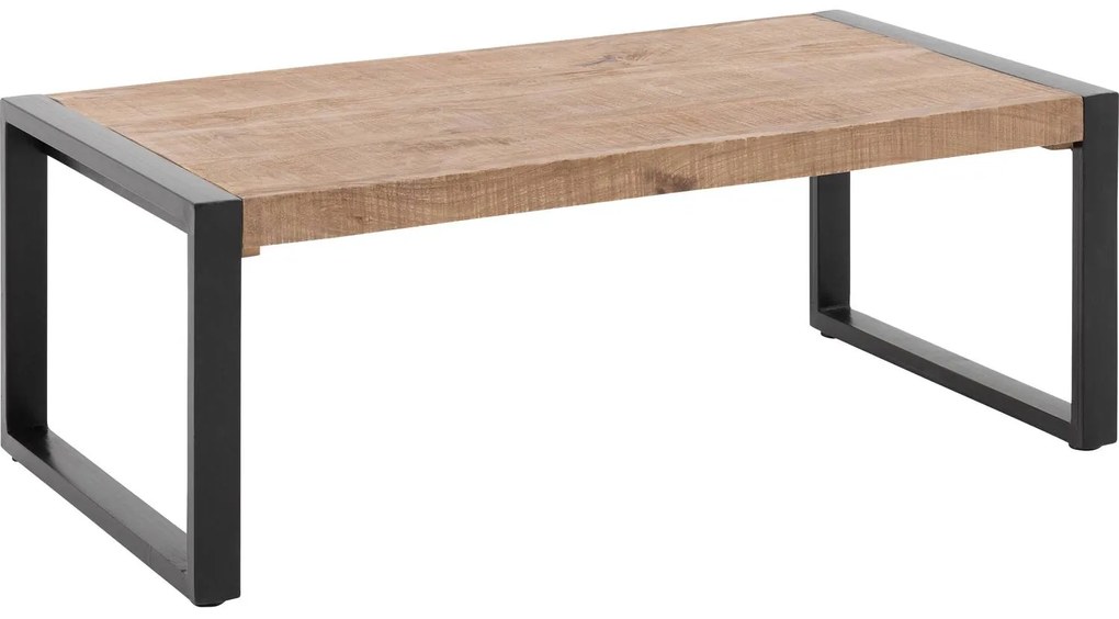 Goossens Basic Salontafel Arcade rechthoekig, hout mango bruin, urban industrieel, 110 x 45 x 60 cm