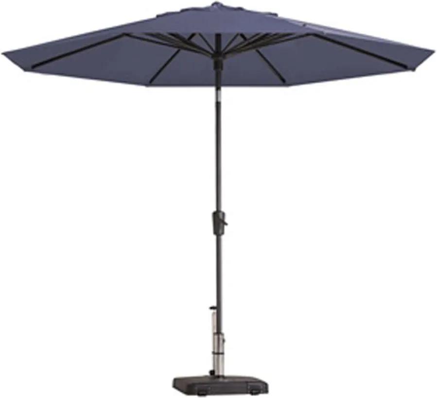 Madison parasol Paros - blauw - Ø300 cm - Leen Bakker