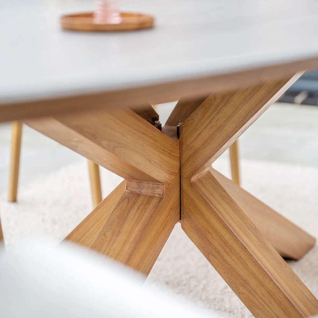 Garden Impressions Alexia tuinset 7-delig - Scot tuintafel 230x115 cm