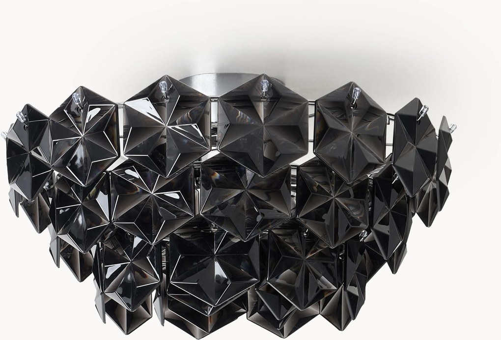 Design glazen plafondlamp Monarque