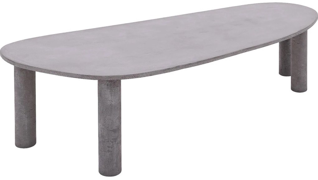 Goossens Eettafel Stone, Organisch 290 x 120 cm