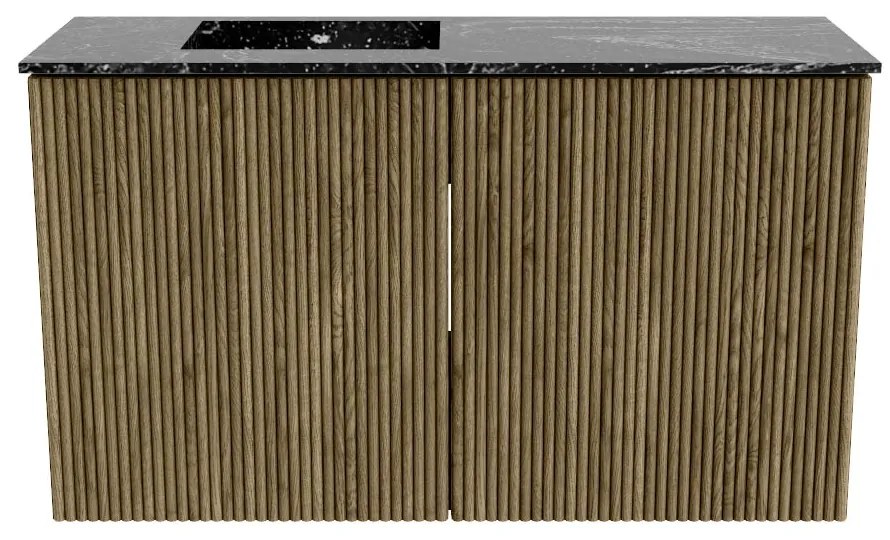 Mondiaz Joya DLux 70cm toiletmeubel dusk met wastafel faye links zonder kraangat lava
