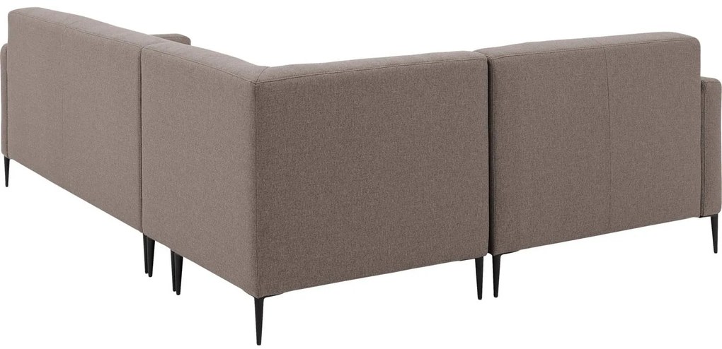 Goossens  Key West grijs, stof, 2-zits, modern design