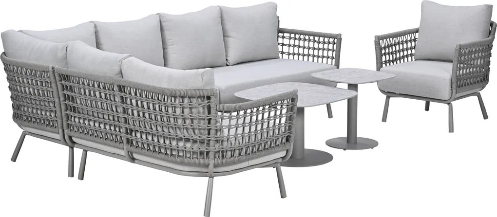 Garden Impressions Maud loungeset 7-delig - taupe