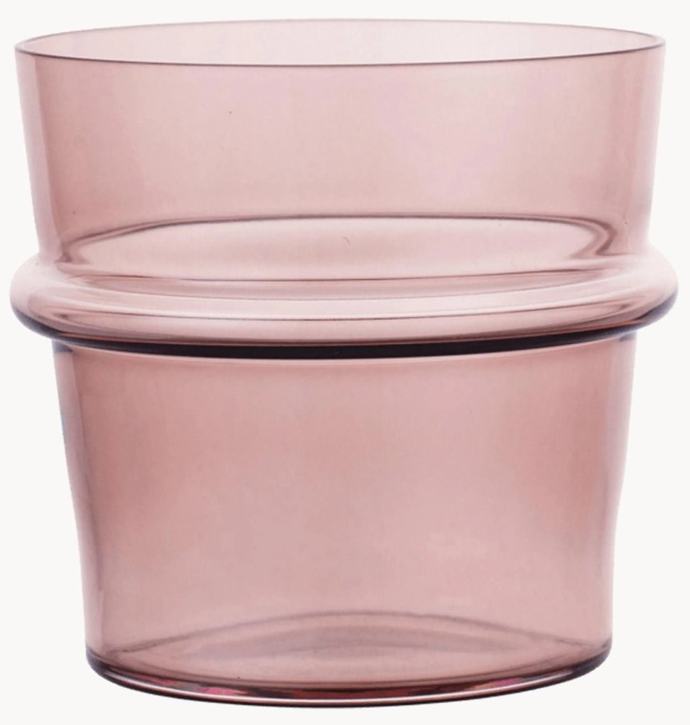 Mondgeblazen waterglazen Boya, 2-delig