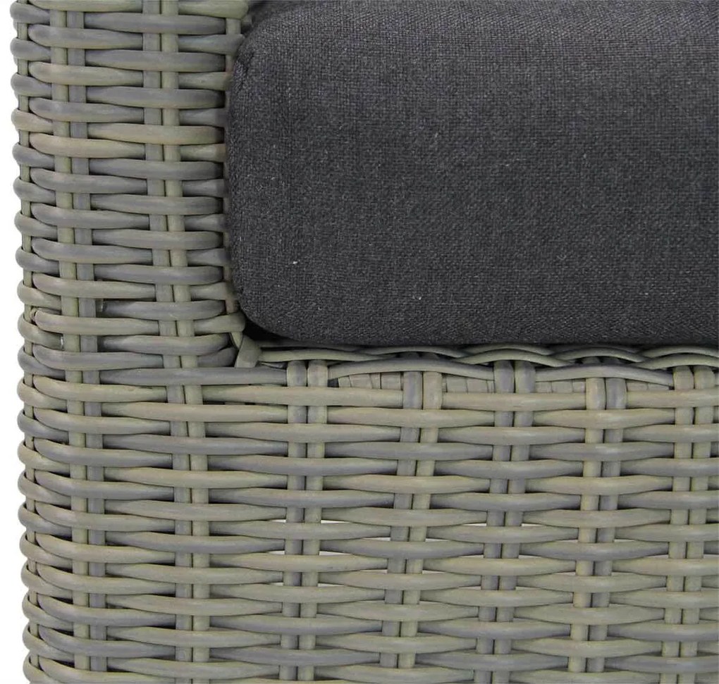 Hoek loungeset 5 personen Wicker Taupe  Garden Collections Lusso