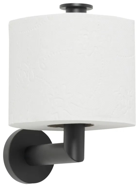 Plieger Vigo toiletrolhouder mat zwart