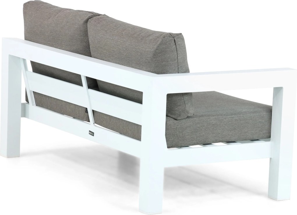 Hoek loungeset 6 personen Aluminium Wit Lifestyle Garden Furniture Luca