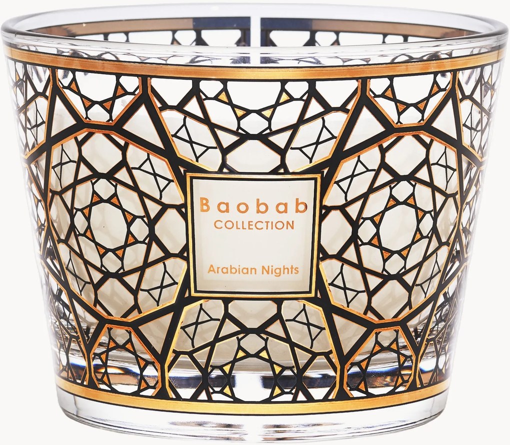 4-lonts geurkaars Arabian Nights (wierook, saffraan & oud)