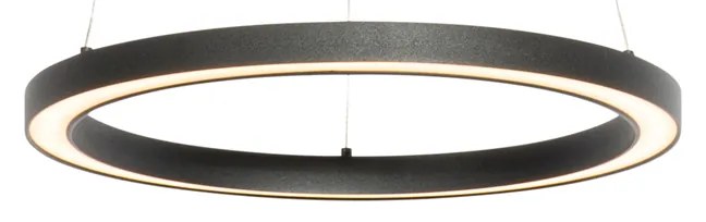 Hanglamp zwart 40cm incl. LED 3-staps dimbaar - Girello