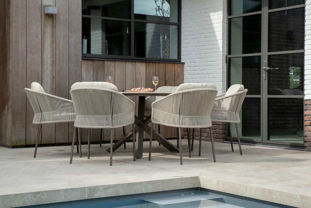 Taste by 4 Seasons Florence tuinstoel terre SALE Tuinstoel bruin weerbestendig