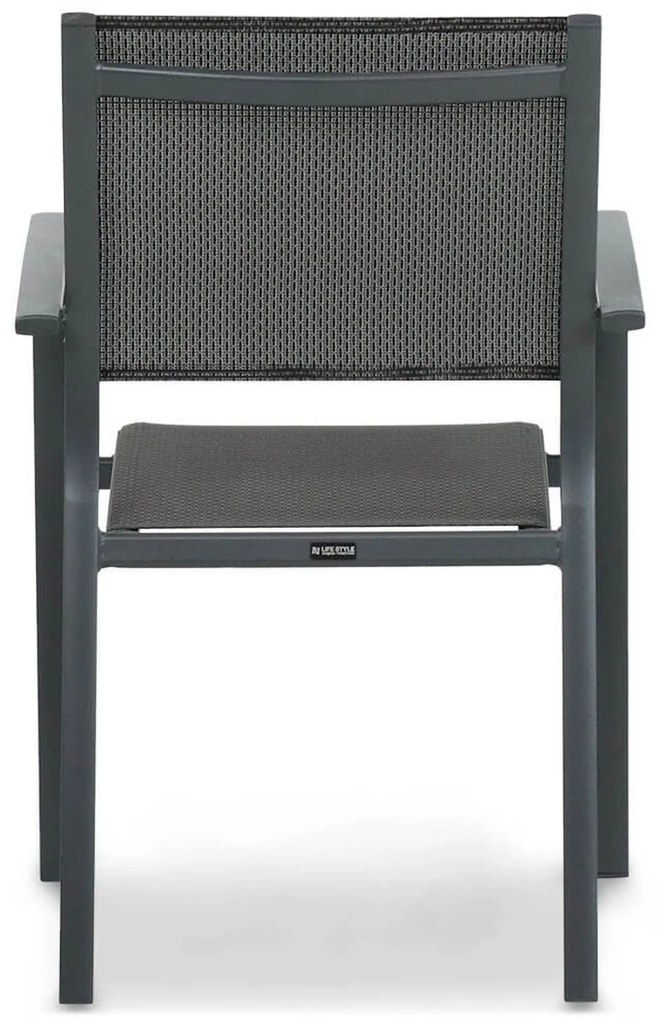 Tuinset 4 personen 90 cm Aluminium Grijs Lifestyle Garden Furniture Sella/Mateo